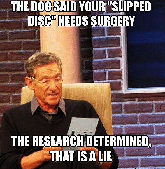Slipped disc